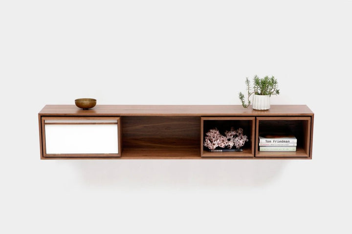 Artless Wall Unit - Artless - Sideboards + Cabinets - Large - Battleship Grey Lacquer - HORNE