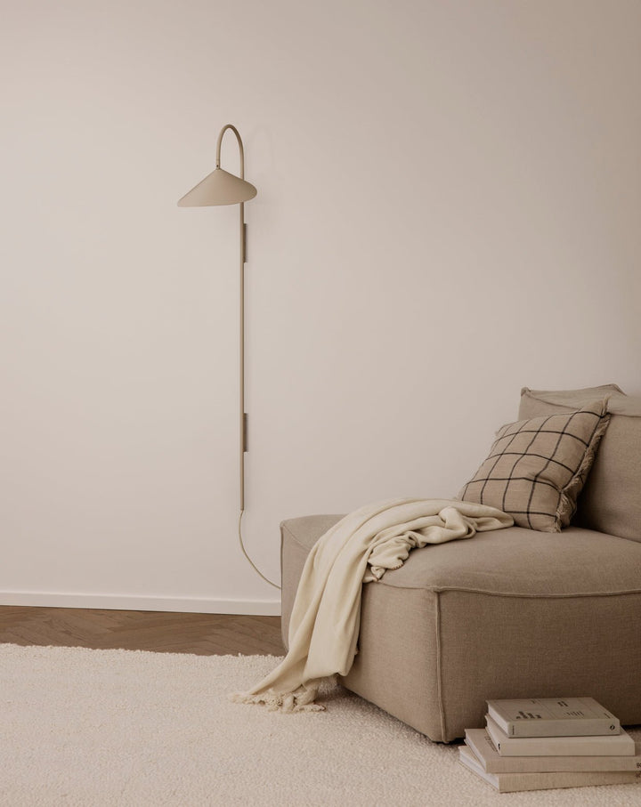 Arum Swivel Wall Lamp Tall - Ferm Living - Wall Sconces - Cashmere - HORNE