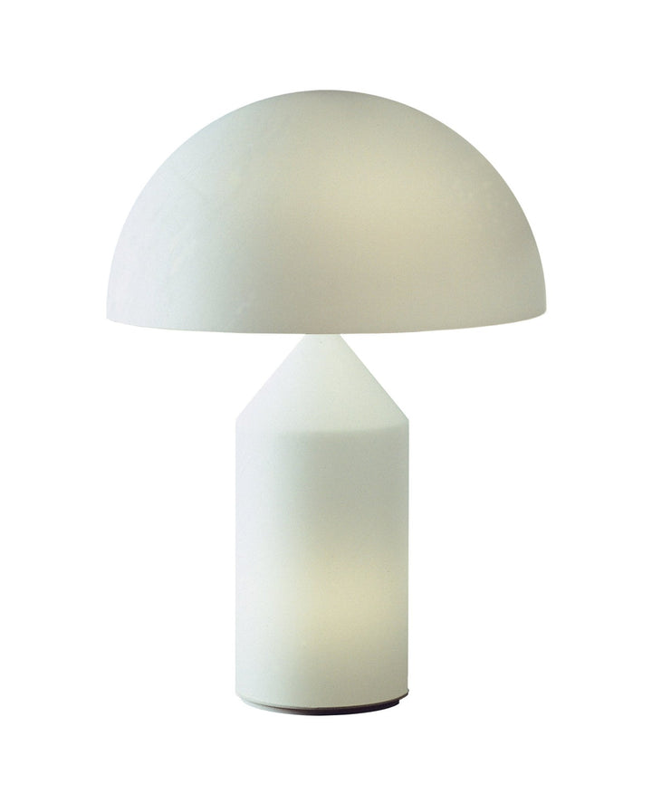 Atollo Metal Table Lamp - Oluce - Table + Task - White - Large - HORNE