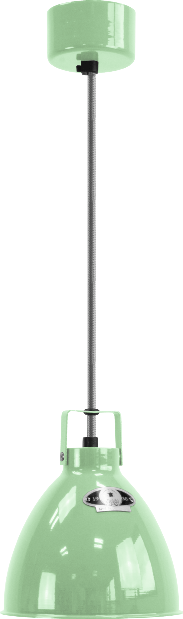 Augustin Pendant - A160 - Glossy Finish - Jielde - Pendants - Water Green - RAL6019 - Gold - HORNE