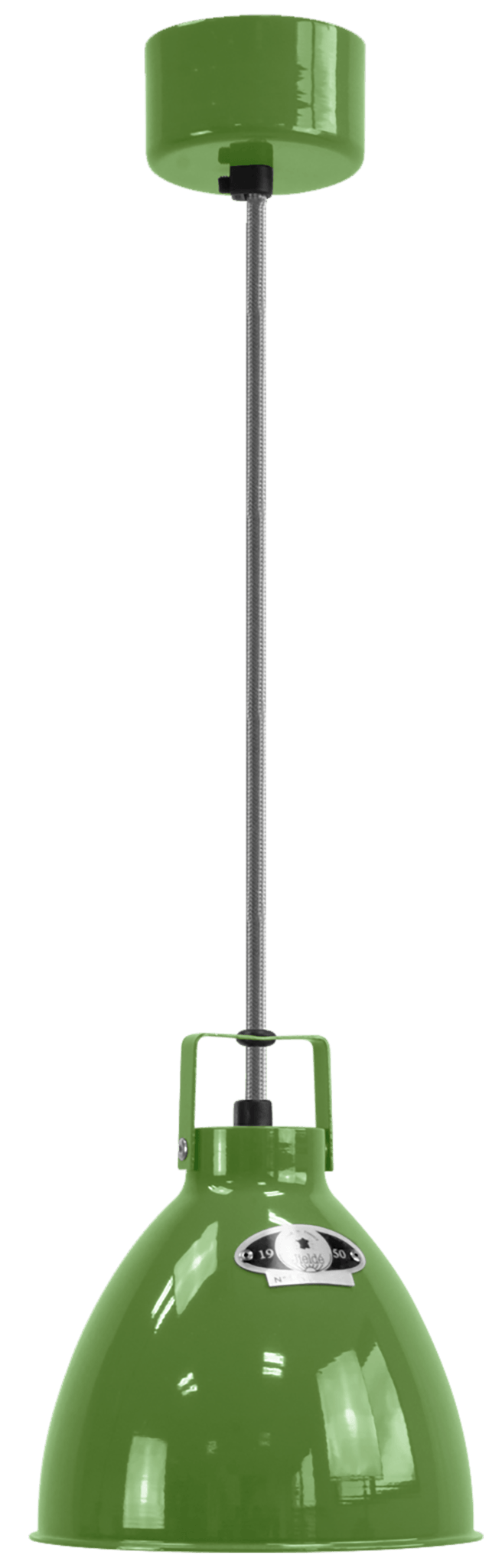 Augustin Pendant - A160 - Glossy Finish - Jielde - Pendants - Herb Green - RAL6010 - Gold - HORNE
