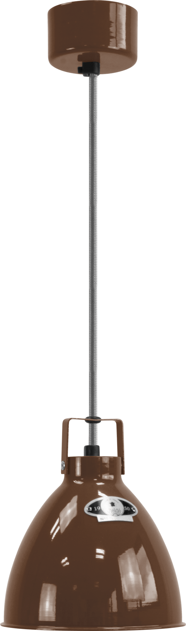 Augustin Pendant - A160 - Glossy Finish - Jielde - Pendants - Silver Grey - RAL9006 - Gold - HORNE