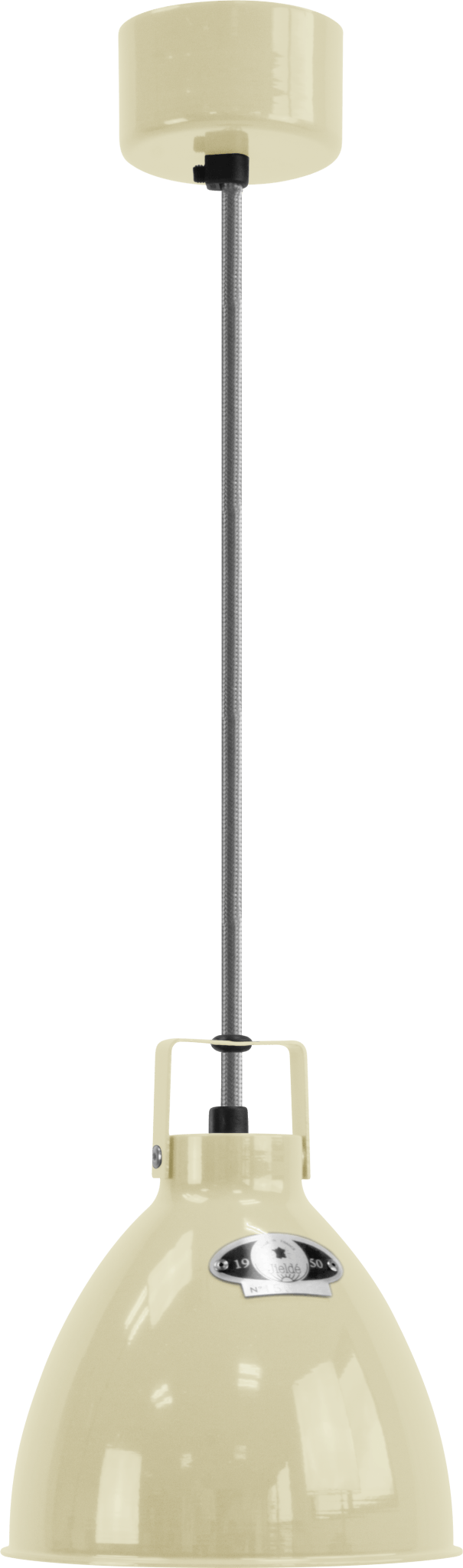 Augustin Pendant - A160 - Glossy Finish - Jielde - Pendants - Ivory - RAL1015 - Gold - HORNE