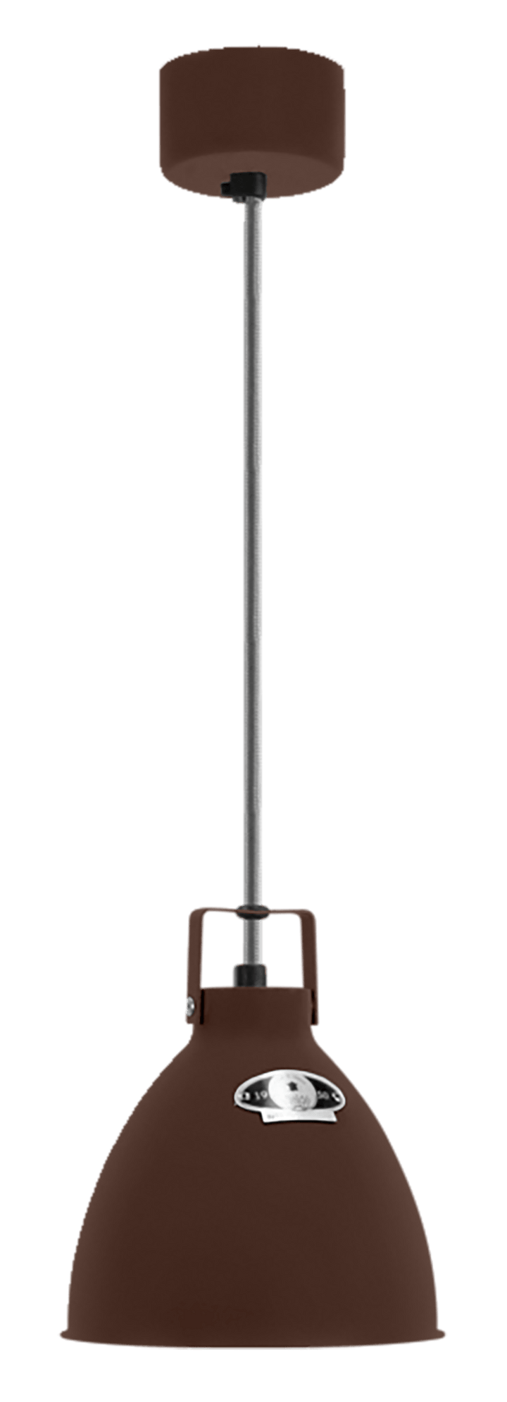 Augustin Pendant - A160 - Matte Finish - Jielde - Pendants - Chocolate - RAL8017 - Gold - HORNE