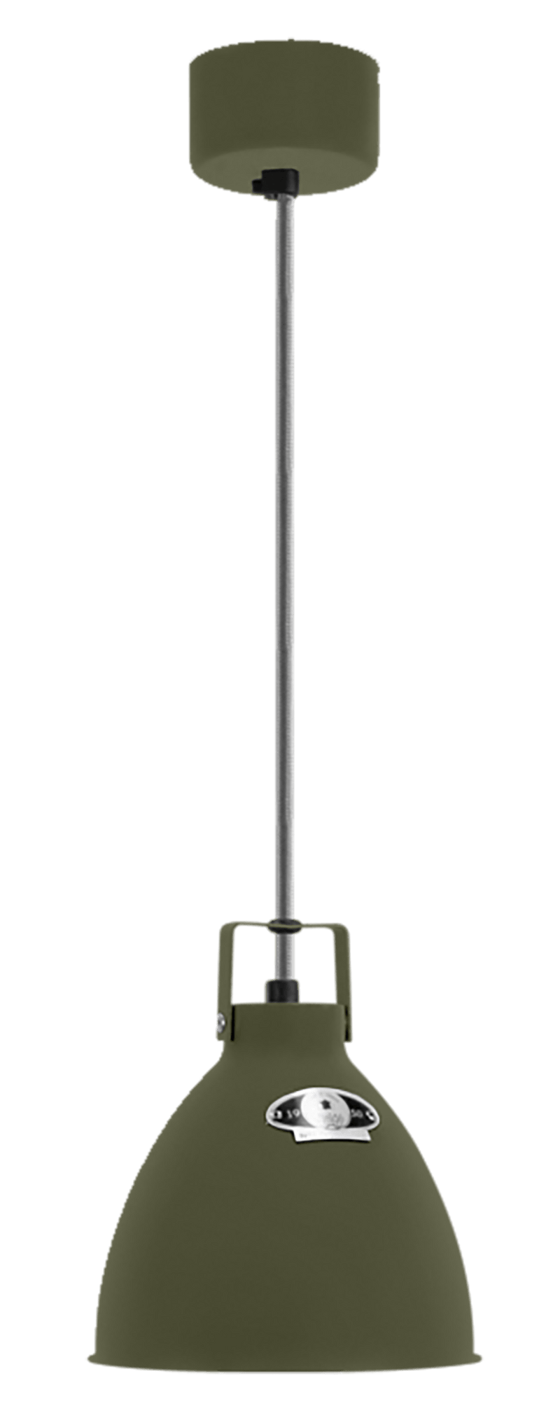 Augustin Pendant - A160 - Matte Finish - Jielde - Pendants - Apple Green - RAL6018 - Gold - HORNE