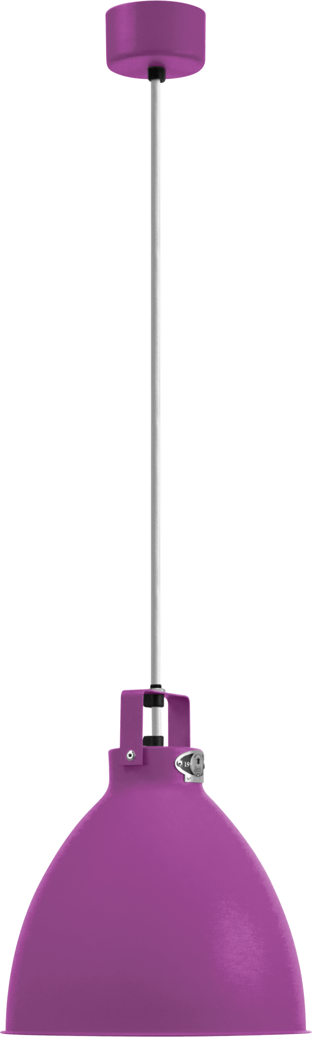 Augustin Pendant - A240 - Glossy Finish - Jielde - Pendants - Ocean Blue - RAL5020 - Gold - HORNE