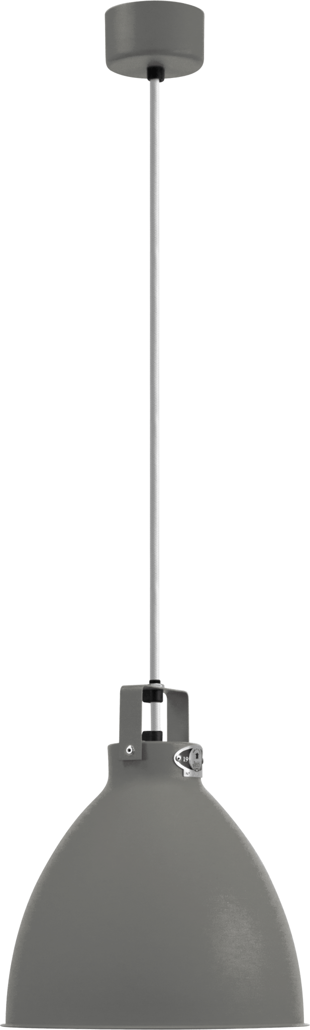 Augustin Pendant - A240 - Glossy Finish - Jielde - Pendants - Ocean Blue - RAL5020 - Gold - HORNE