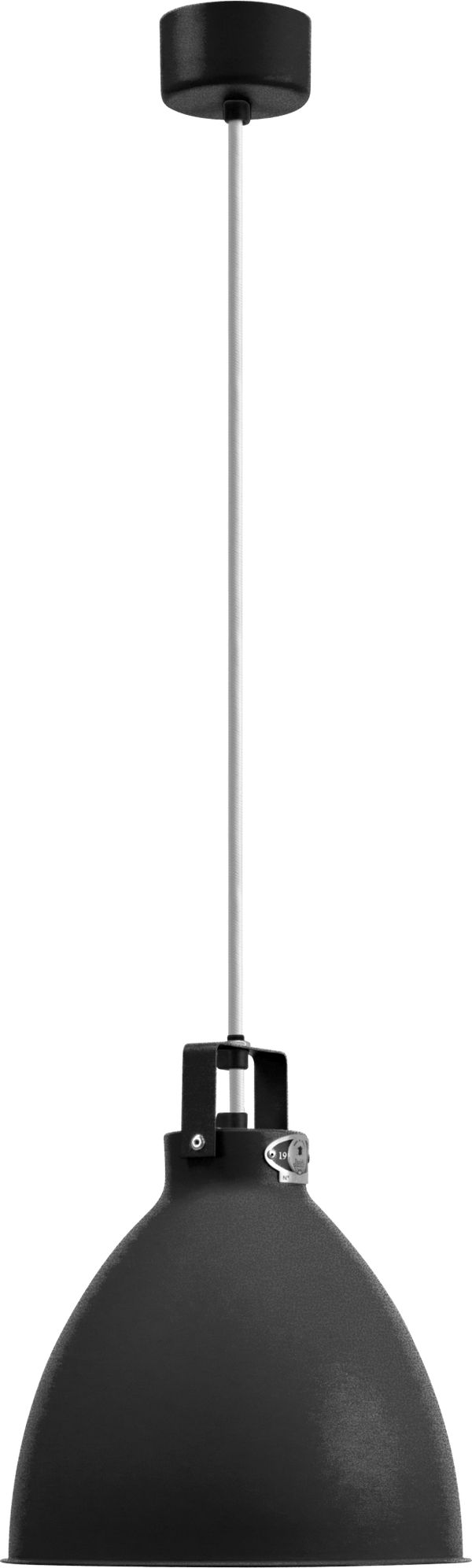 Augustin Pendant - A240 - Glossy Finish - Jielde - Pendants - Hammered Black - Gold - HORNE