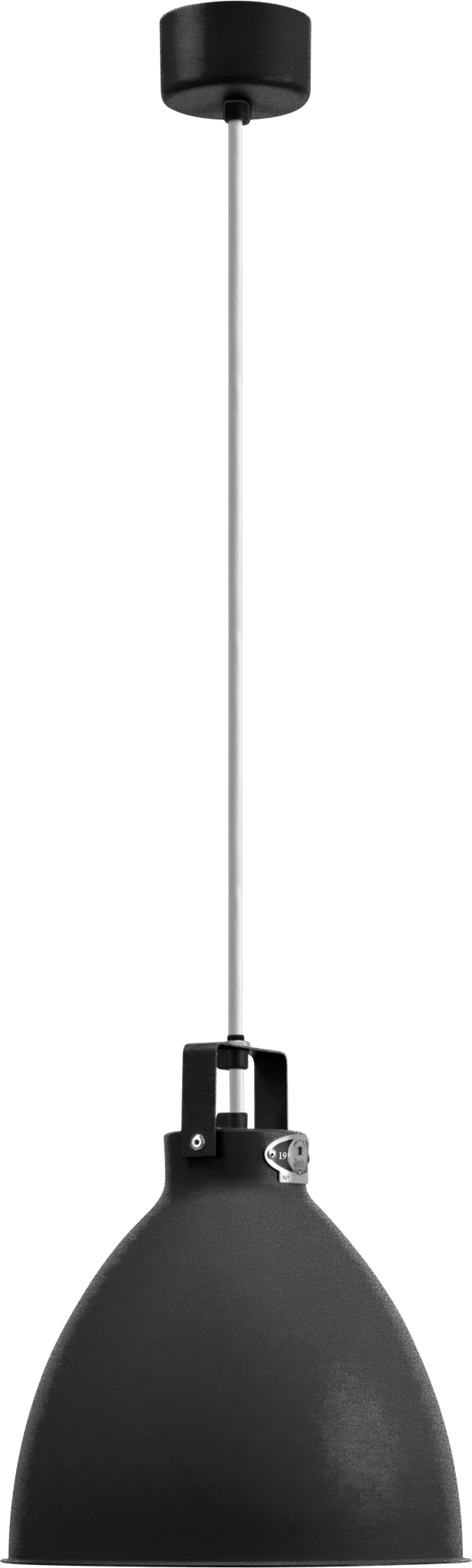 Augustin Pendant - A240 - Glossy Finish - Jielde - Pendants - Ocean Blue - RAL5020 - Gold - HORNE