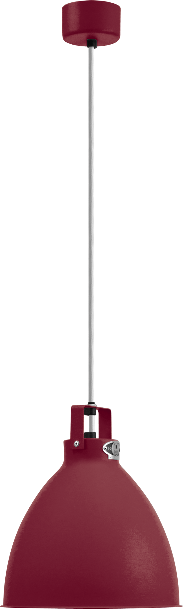 Augustin Pendant - A240 - Glossy Finish - Jielde - Pendants - Ocean Blue - RAL5020 - Gold - HORNE