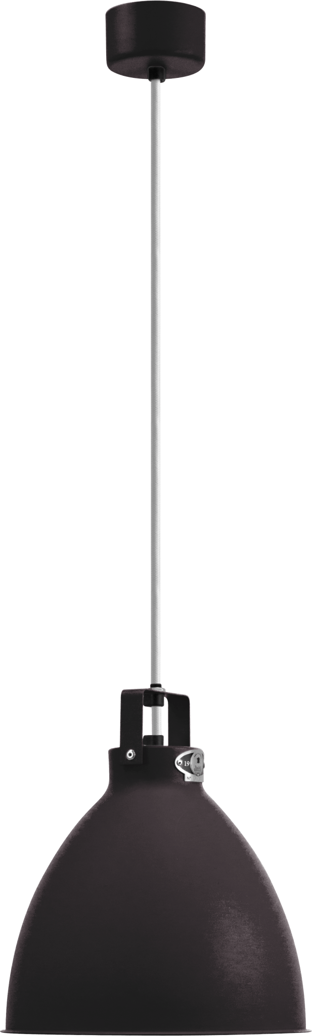 Augustin Pendant - A240 - Glossy Finish - Jielde - Pendants - Ocean Blue - RAL5020 - Gold - HORNE