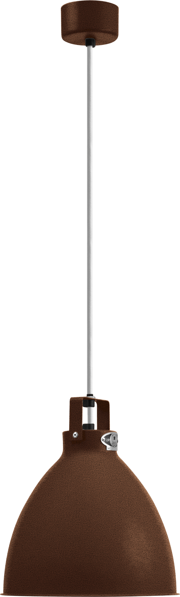 Augustin Pendant - A240 - Glossy Finish - Jielde - Pendants - Ocean Blue - RAL5020 - Gold - HORNE