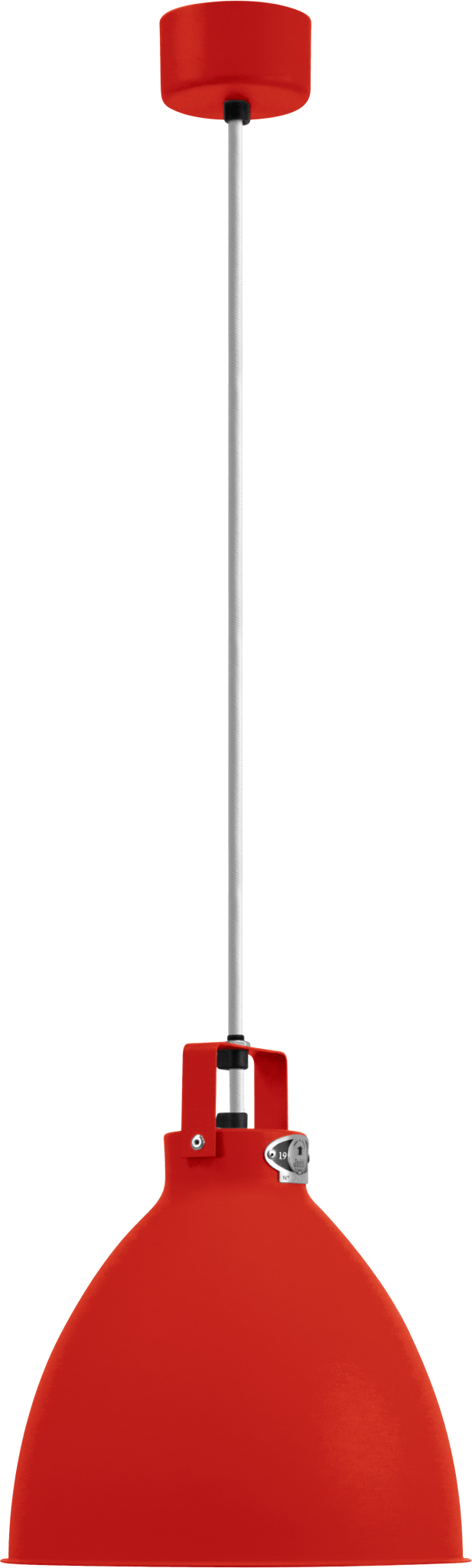 Augustin Pendant - A240 - Glossy Finish - Jielde - Pendants - Ocean Blue - RAL5020 - Gold - HORNE