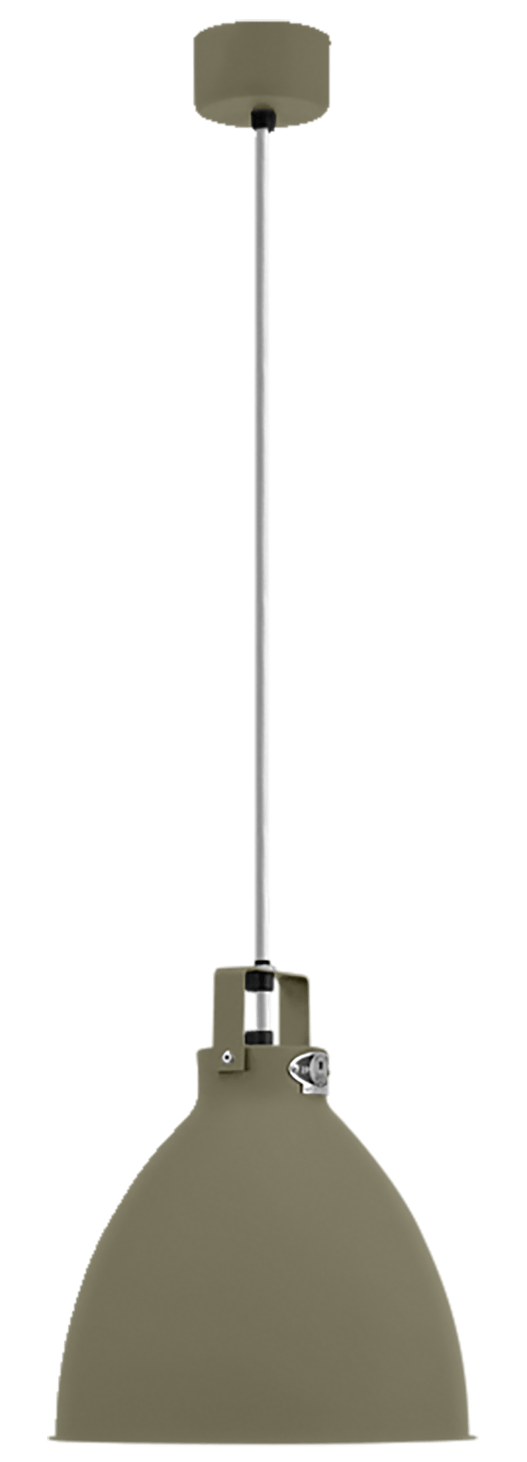 Augustin Pendant - A240 - Matte Finish - Jielde - Pendants - Orange - RAL2004 - Gold - HORNE