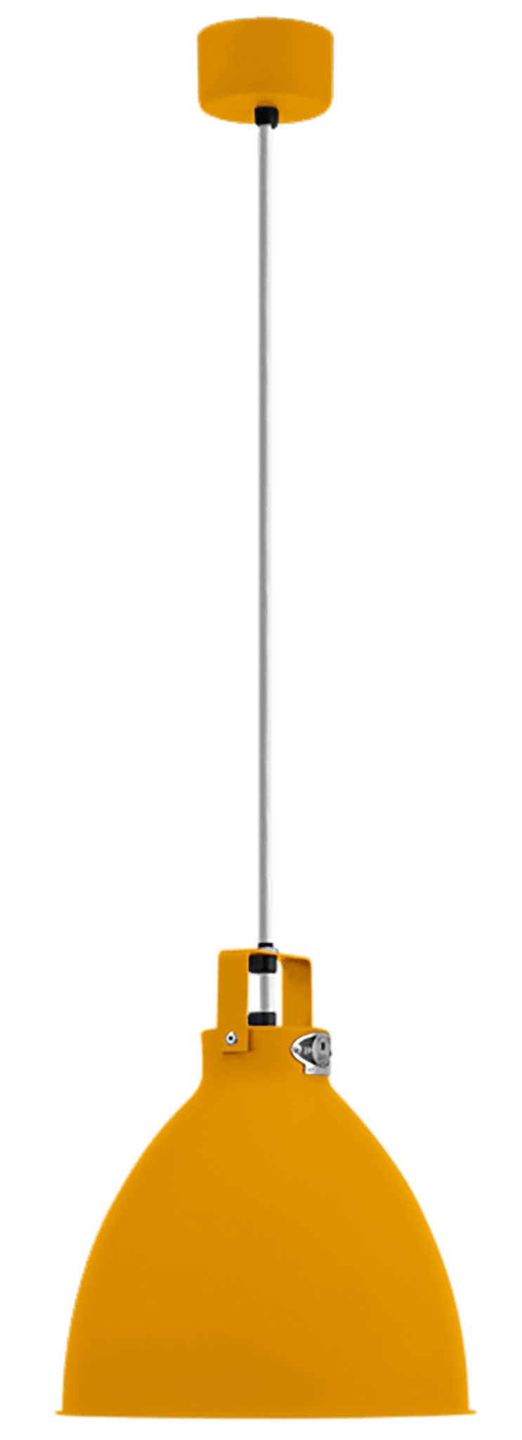 Augustin Pendant - A240 - Matte Finish - Jielde - Pendants - Orange - RAL2004 - Gold - HORNE