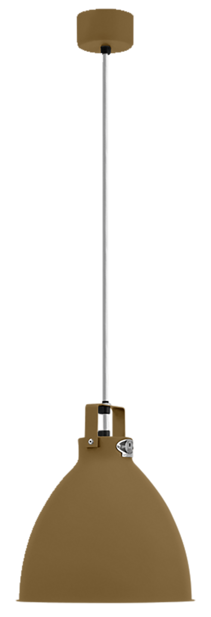 Augustin Pendant - A240 - Matte Finish - Jielde - Pendants - Orange - RAL2004 - Gold - HORNE