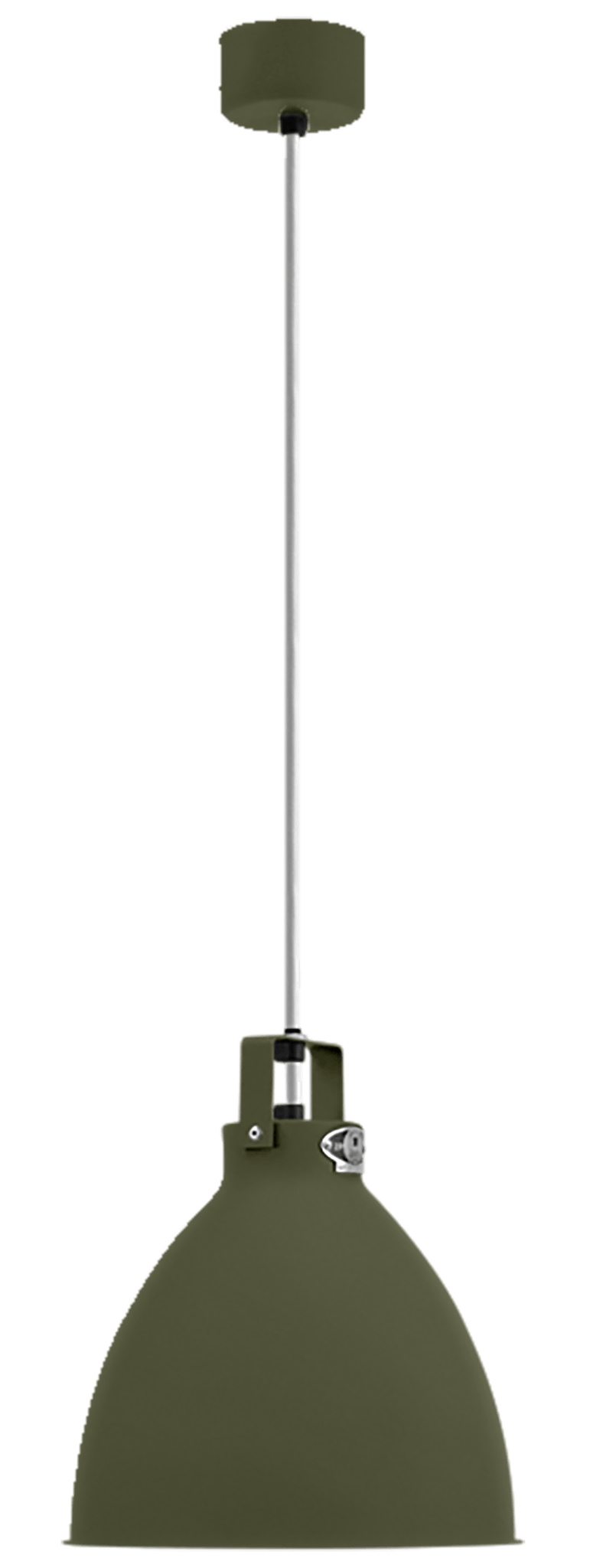 Augustin Pendant - A240 - Matte Finish - Jielde - Pendants - Orange - RAL2004 - Gold - HORNE