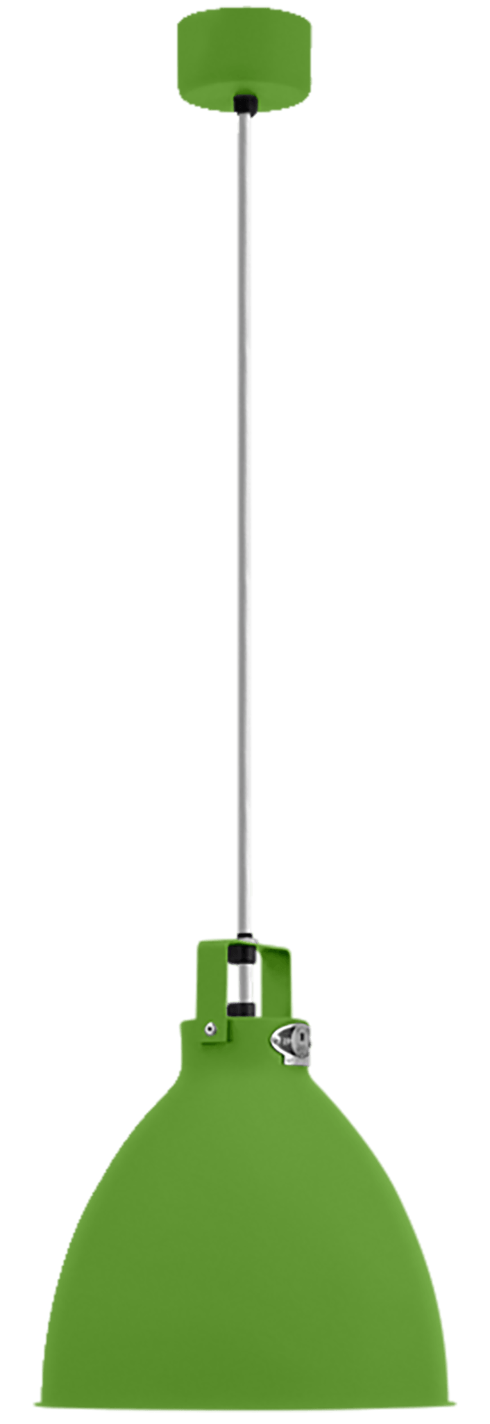 Augustin Pendant - A240 - Matte Finish - Jielde - Pendants - Apple Green - RAL6018 - Gold - HORNE