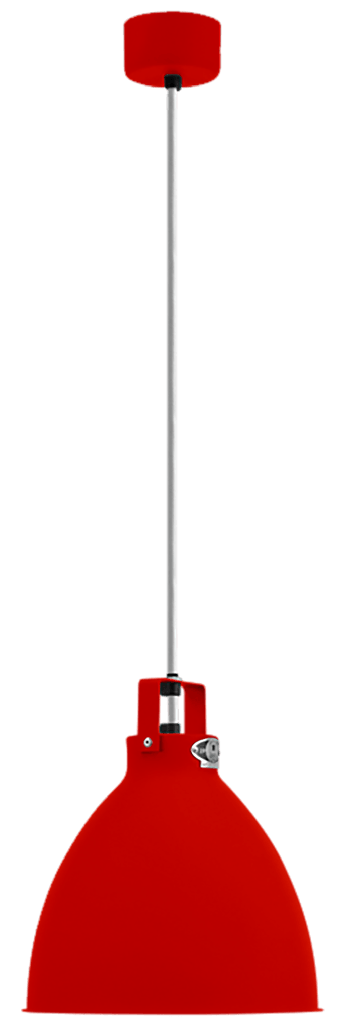 Augustin Pendant - A240 - Matte Finish - Jielde - Pendants - Red - RAL3020 - Gold - HORNE