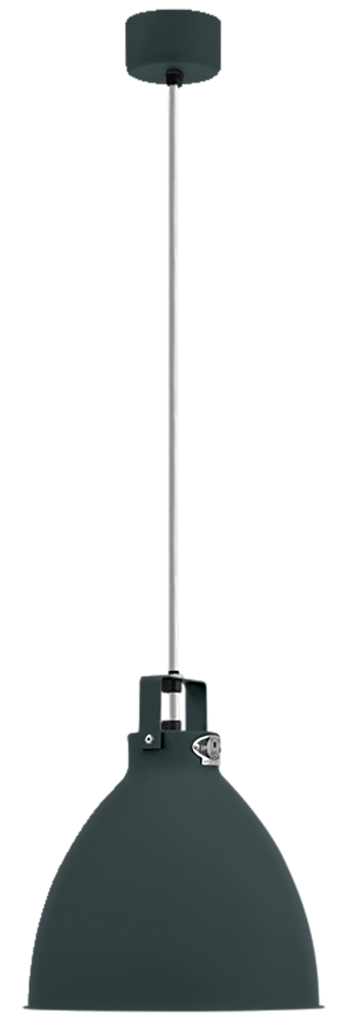 Augustin Pendant - A240 - Matte Finish - Jielde - Pendants - Granite Grey - RAL7026 - Gold - HORNE