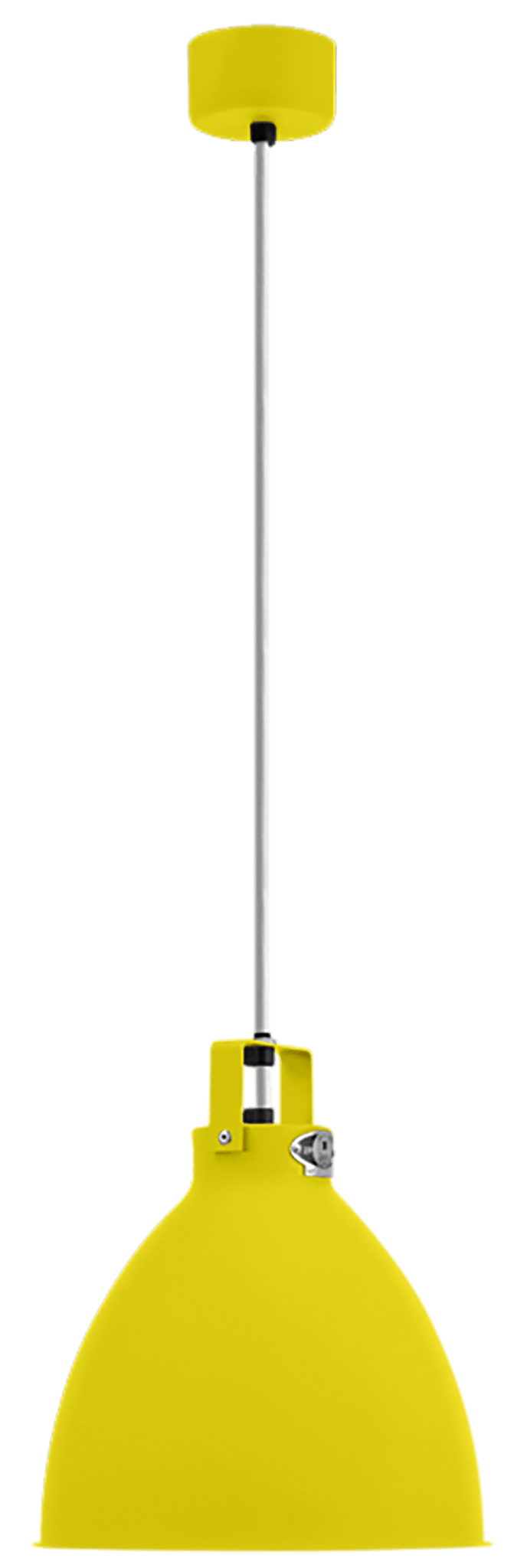 Augustin Pendant - A240 - Matte Finish - Jielde - Pendants - Orange - RAL2004 - Gold - HORNE