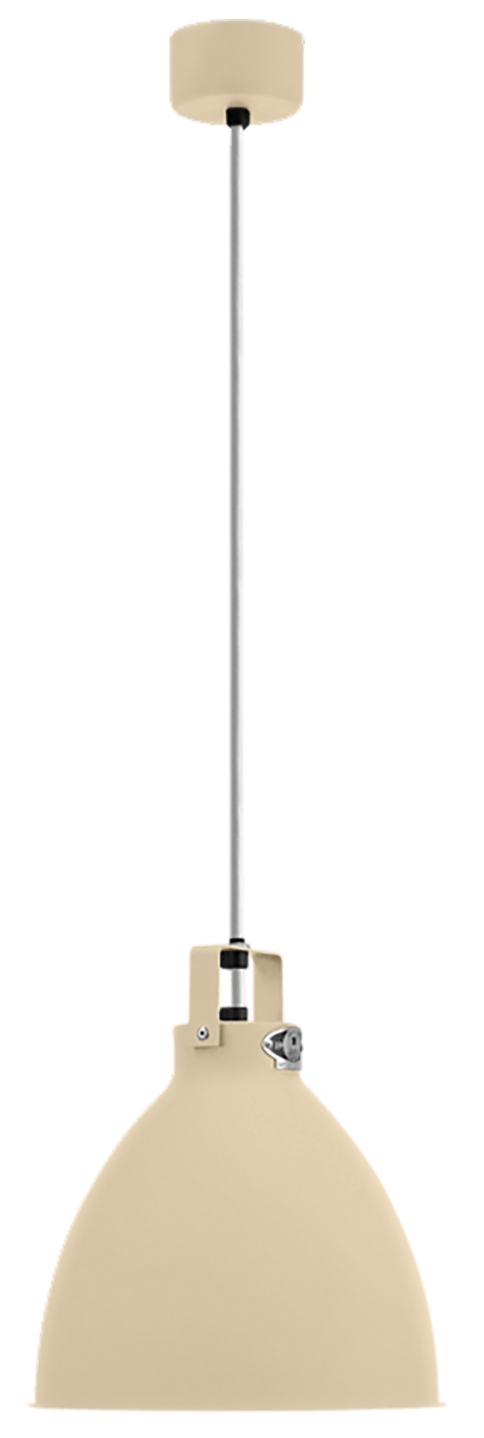 Augustin Pendant - A240 - Matte Finish - Jielde - Pendants - Ivory - RAL1015 - Gold - HORNE