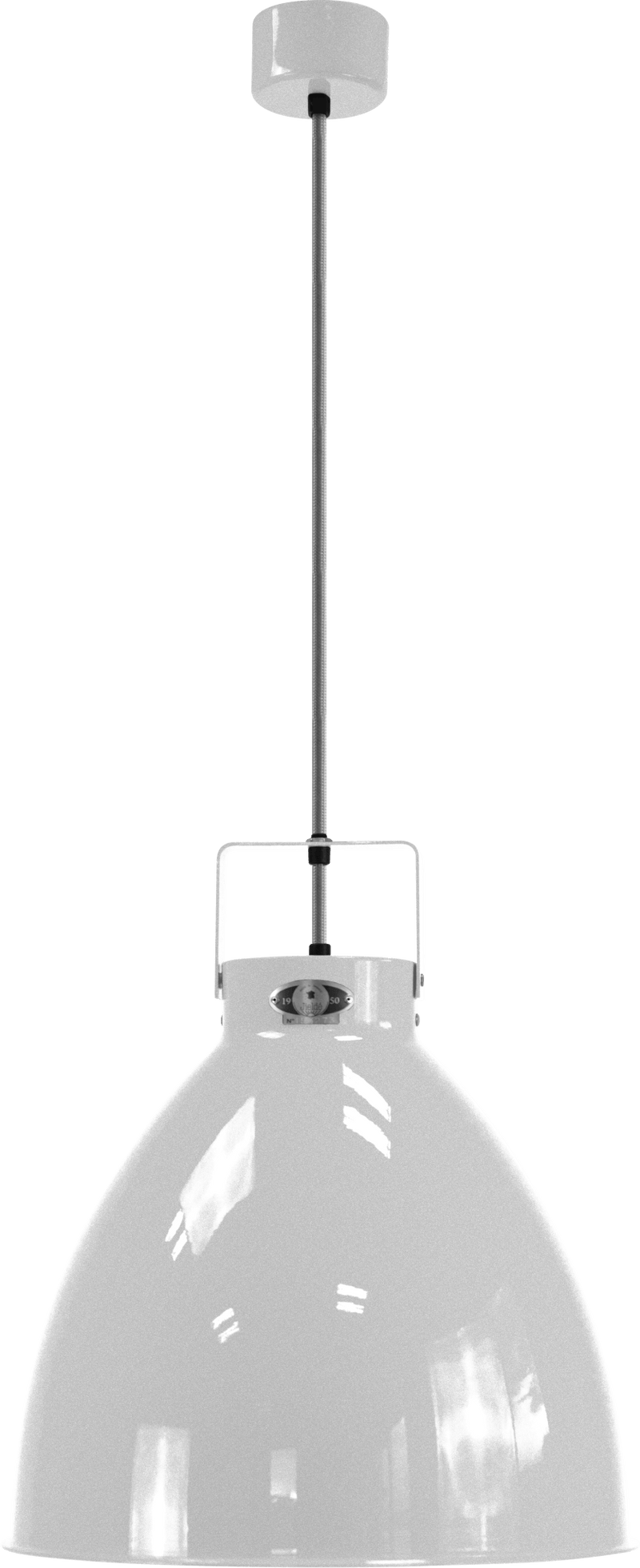 Augustin Pendant - A360 - Glossy Finish - Jielde - Pendants - Pink - RAL4003 - Gold - HORNE