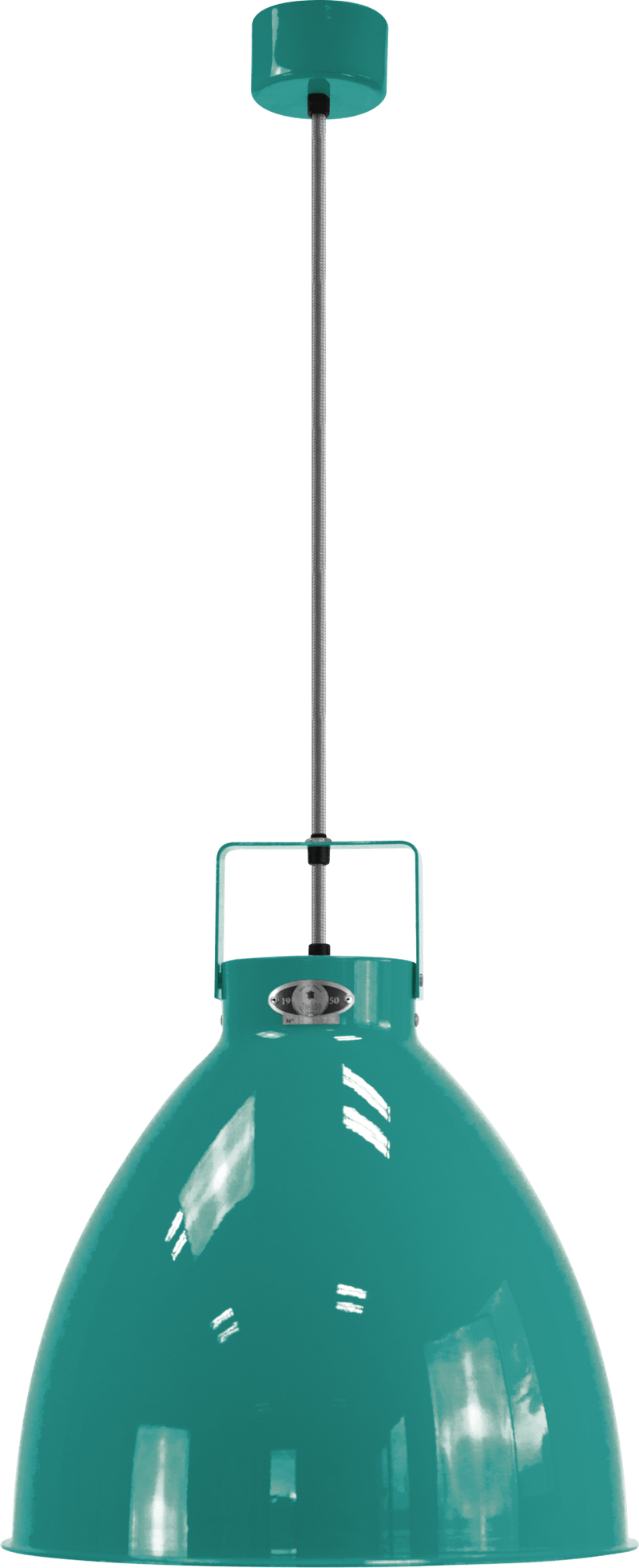 Augustin Pendant - A360 - Glossy Finish - Jielde - Pendants - Pink - RAL4003 - Gold - HORNE