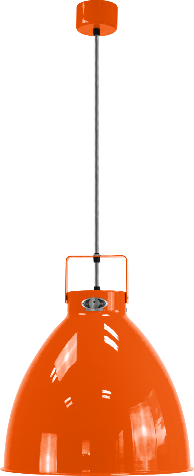 Augustin Pendant - A360 - Glossy Finish - Jielde - Pendants - Pink - RAL4003 - Gold - HORNE