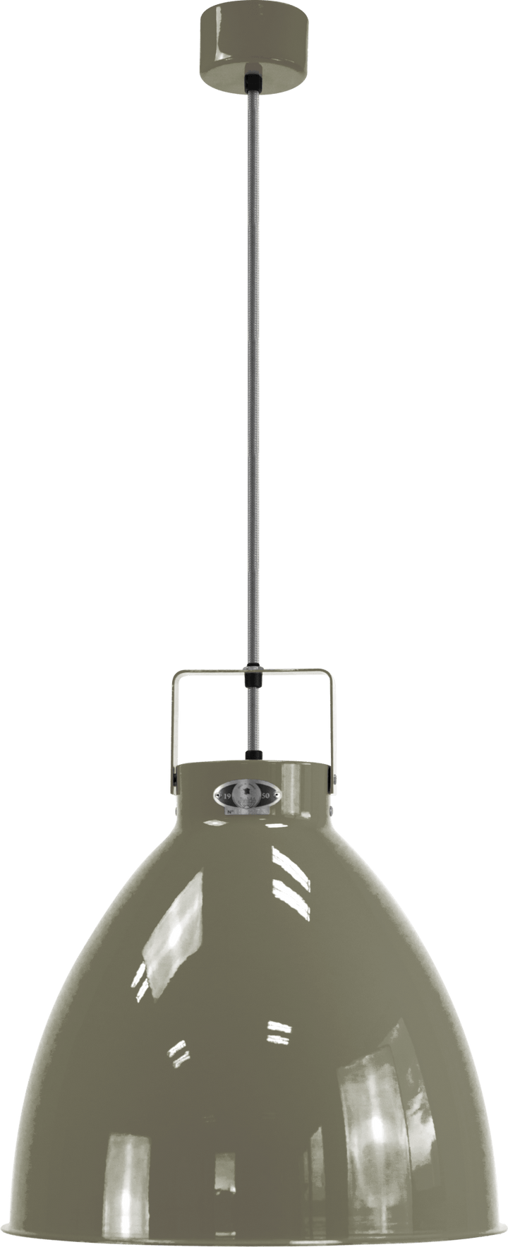 Augustin Pendant - A360 - Glossy Finish - Jielde - Pendants - Khaki - RAL7002 - Gold - HORNE