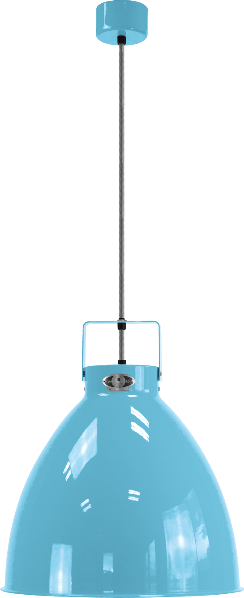 Augustin Pendant - A360 - Glossy Finish - Jielde - Pendants - Pink - RAL4003 - Gold - HORNE