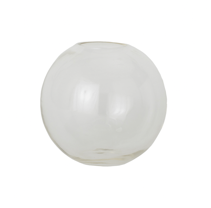 Aurora Vase - Hawkins New York - Vases - Large Sphere - Smoke - HORNE