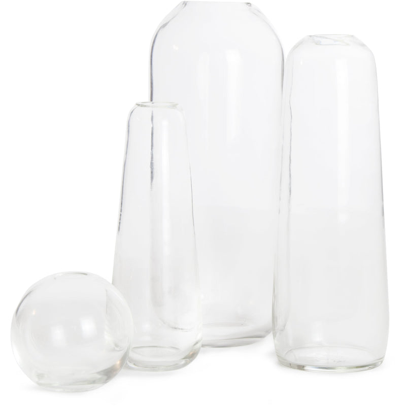 Aurora Vase - Hawkins New York - Vases - Large Sphere - Smoke - HORNE