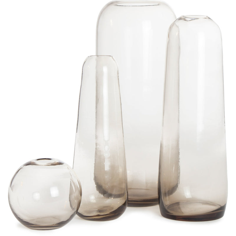 Aurora Vase - Hawkins New York - Vases - Large Sphere - Smoke - HORNE