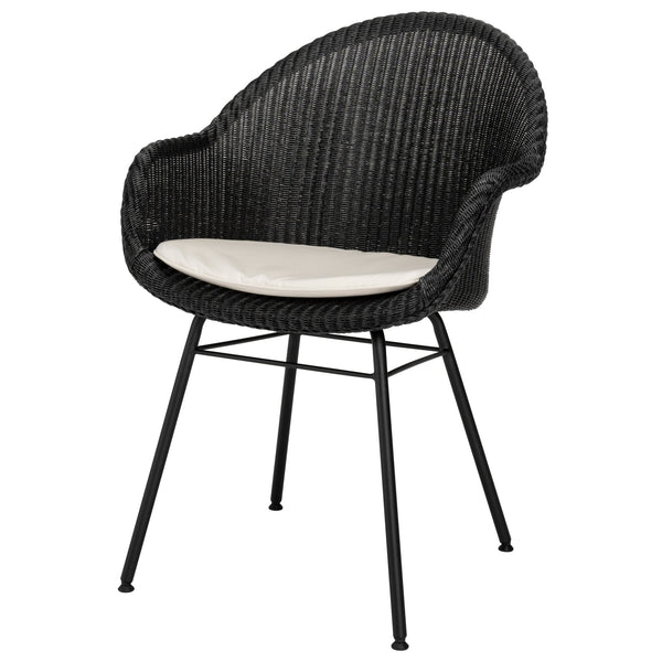 Avril Highback Dining Chair - Steel Base
