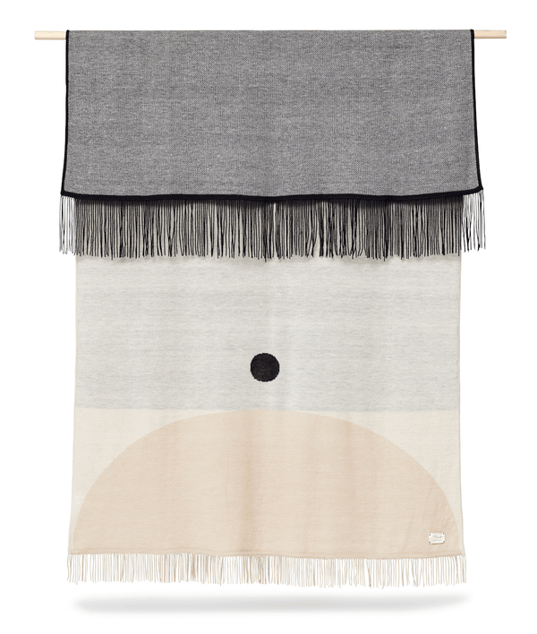 Aymara Plaid Throw - Form + Refine - Blankets + Throws + Pillows - Pattern Cream - HORNE