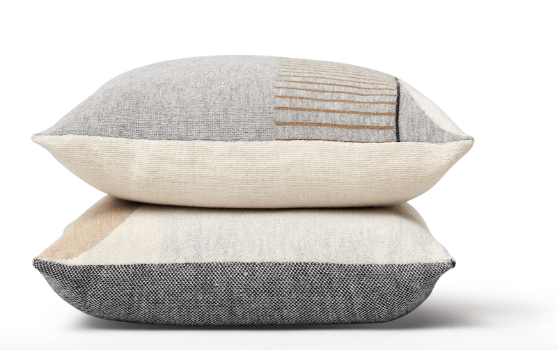 Aymara Throw Pillow - Square - Form + Refine - Blankets + Throws + Pillows - Pattern Cream - HORNE