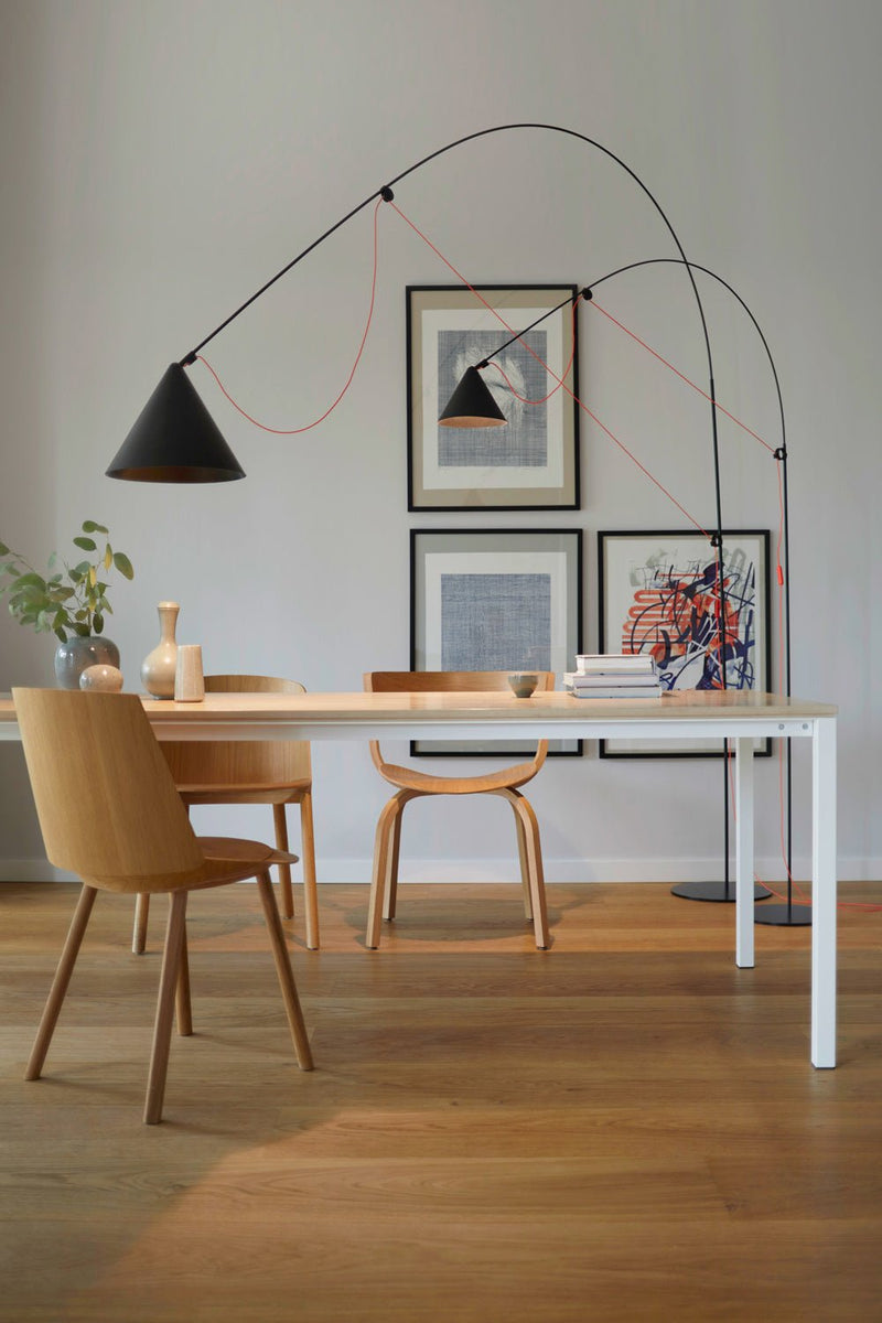 Ayno Floor Lamp - Midgard - Floor Lamps - Orange - Large - HORNE