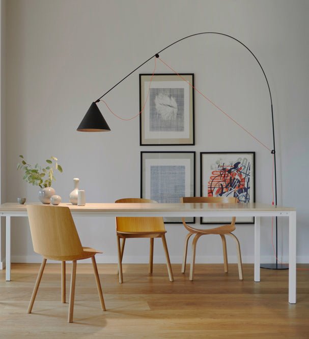 Ayno Floor Lamp - Midgard - Floor Lamps - Orange - Large - HORNE