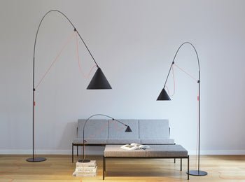 Ayno Floor Lamp - Midgard - Floor Lamps - Orange - Large - HORNE