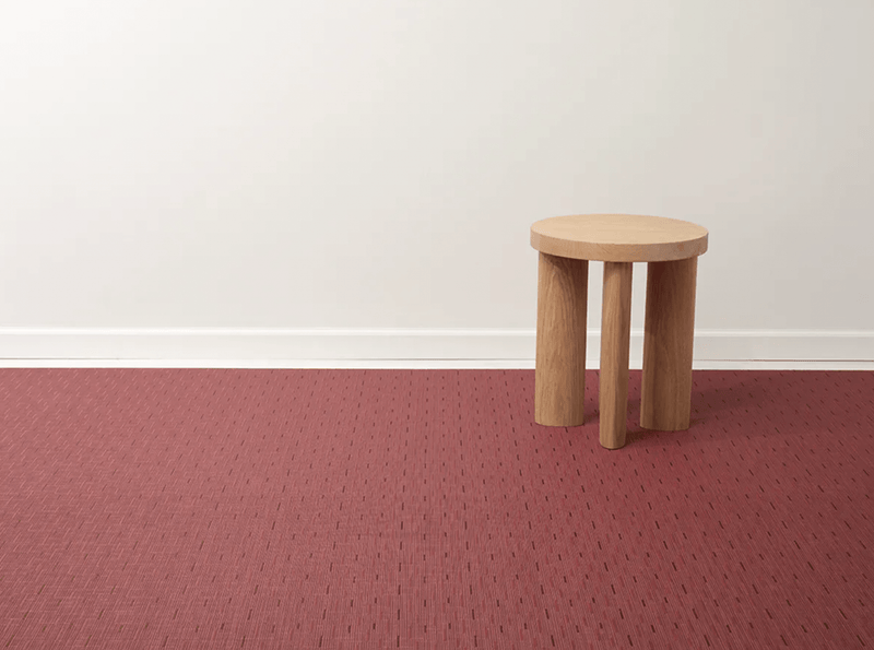 Bamboo Floor Mat - Chilewich - Rugs - Small - Cranberry - HORNE