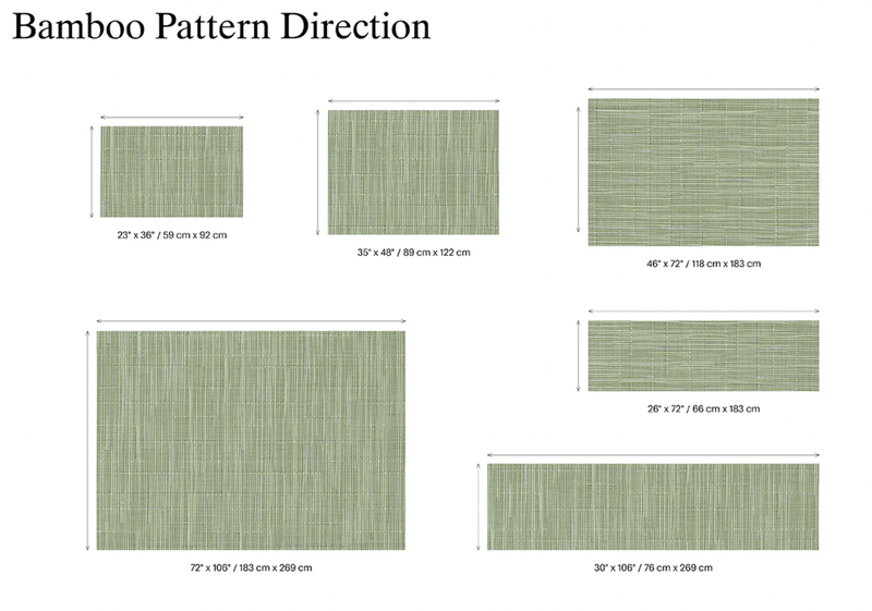 Bamboo Floor Mat - Chilewich - Rugs - Small - Cranberry - HORNE