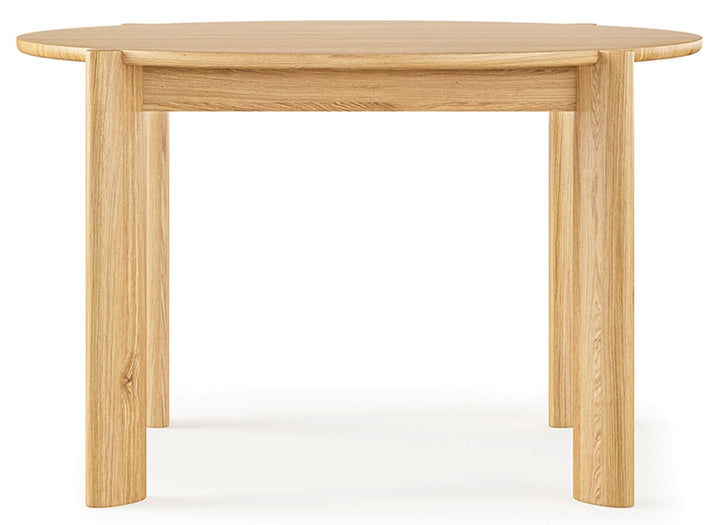 Bancroft Round Dining Table - Gus* Modern - Tables + Desks - White Oak - HORNE