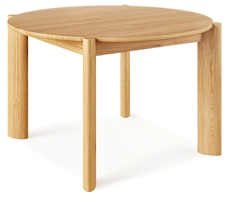 Bancroft Round Dining Table - Gus* Modern - Tables + Desks - White Oak - HORNE