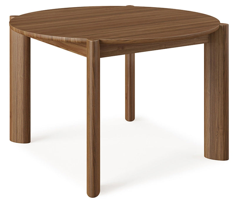 Bancroft Round Dining Table - Gus* Modern - Tables + Desks - Walnut - HORNE