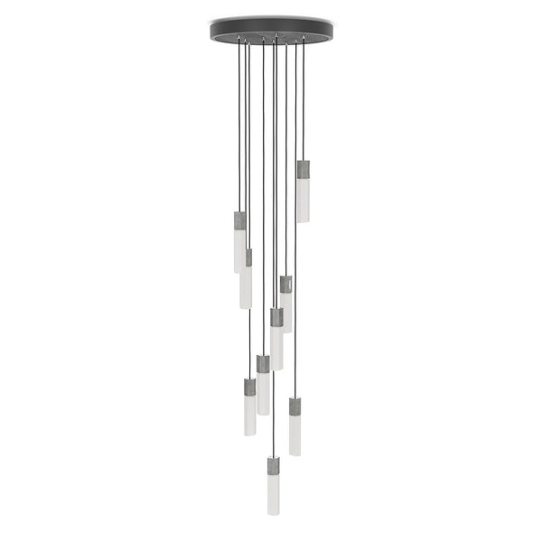 Basalt Nine Pendant - Tala - Stainless Steel - HORNE