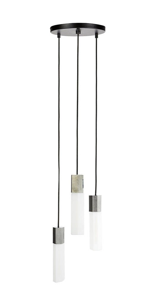 Basalt Triple Pendant - Tala - Stainless Steel - HORNE