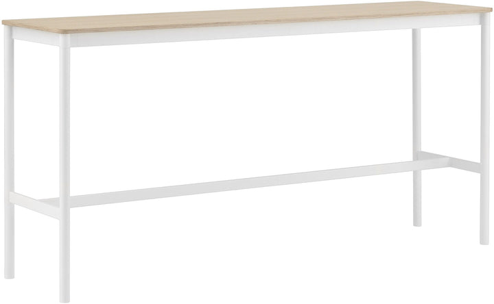 Base High Table 3 - Muuto - Table + Task - Oak Veneer Top & White Base - HORNE