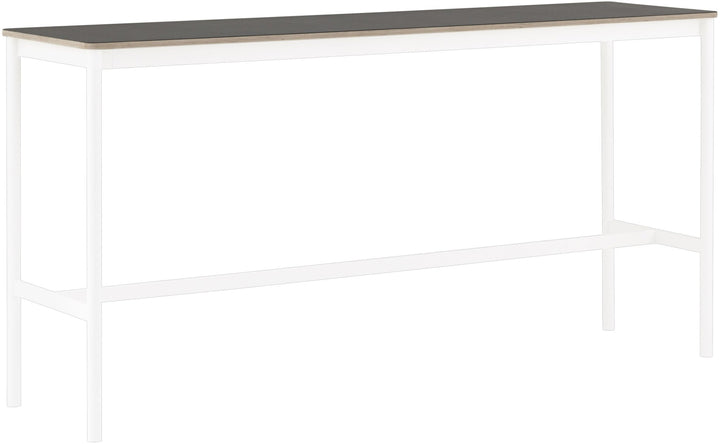 Base High Table 4 - Muuto - Table + Task - Black Linoleum Top & Black Base - HORNE