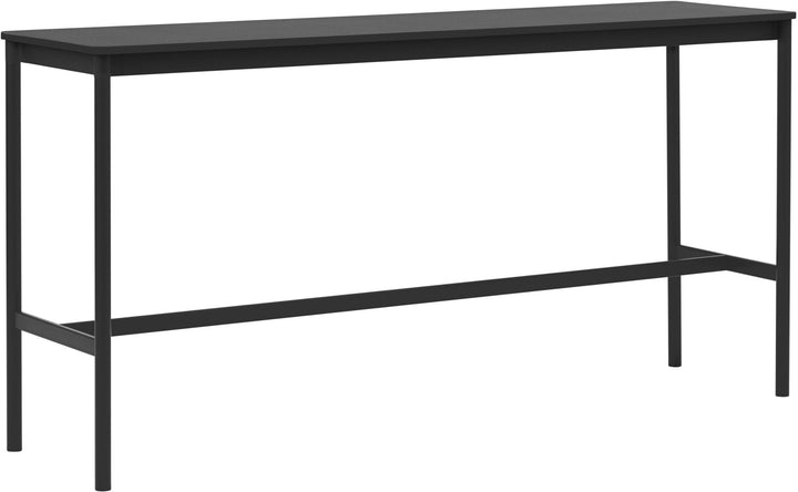 Base High Table 4 - Muuto - Table + Task - Black Linoleum Top & Black Base - HORNE